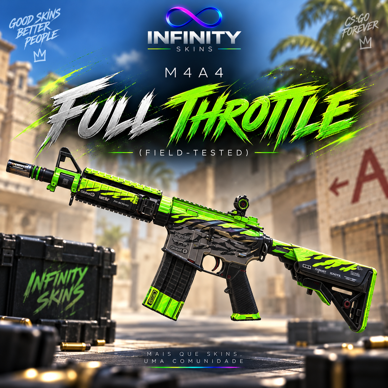 ★ M4A4 | Full Throttle (Field-Tested)